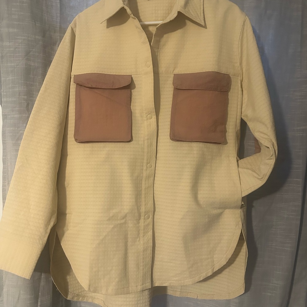 Lululemon Grid fleece hiking shirt